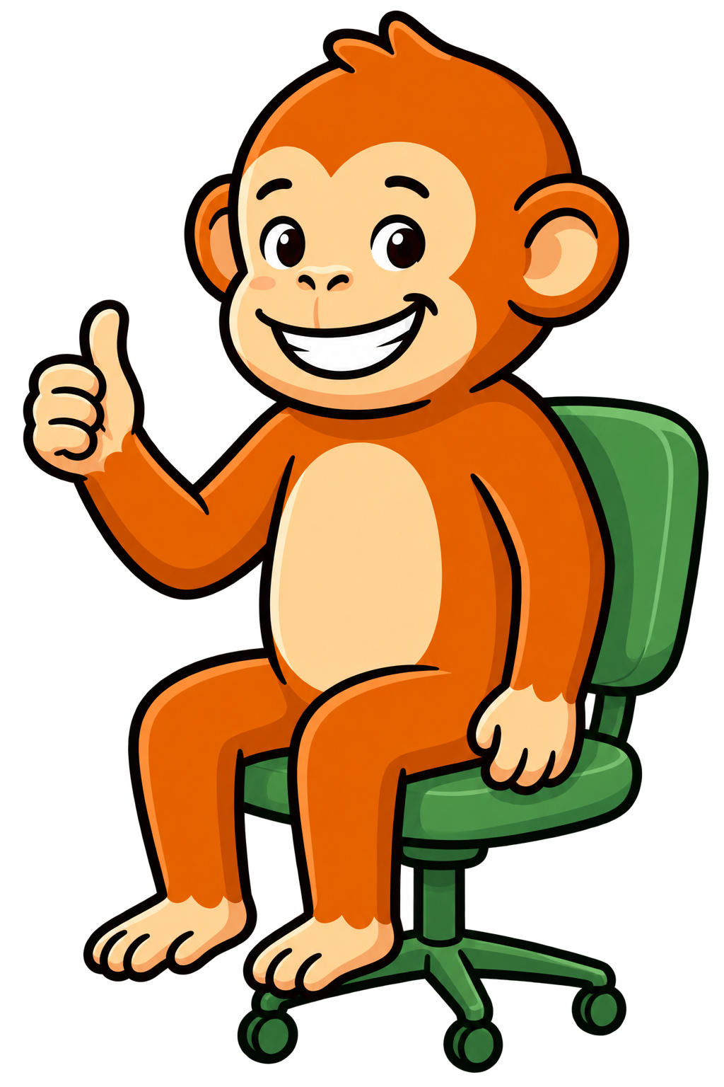 Desk Monkey statistics illustration